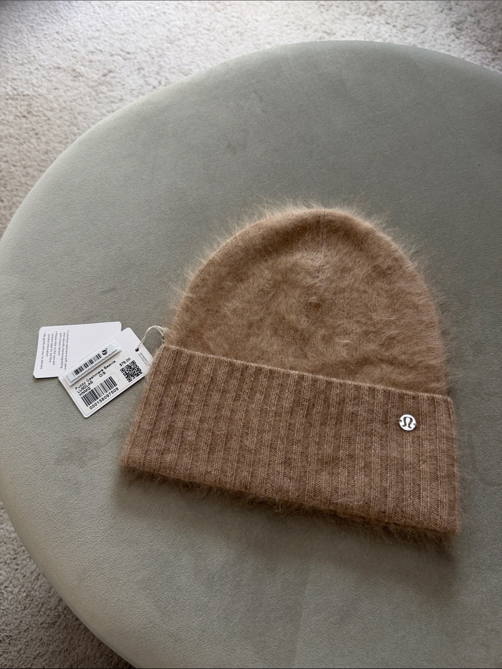 lululemon athletica Brown Fuzzy Cashmere Beanie
